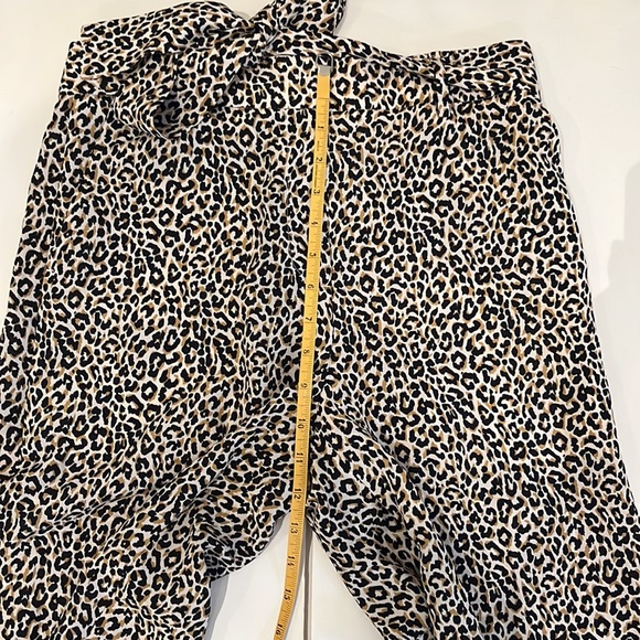 Jcrew 100% Silk Leopard Pants, Wide-leg - Picture 10 of 11